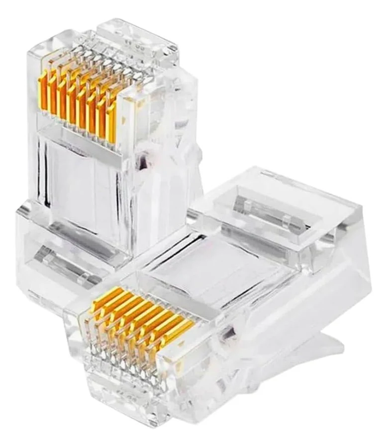 Conector Rj45 Cat5e Embalagem Com 10 Unidades